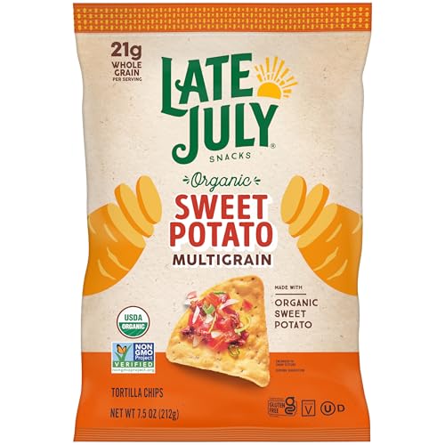 ★Late July Organic Multigrain Sweet Potato Tortilla Chips, 7.5oz