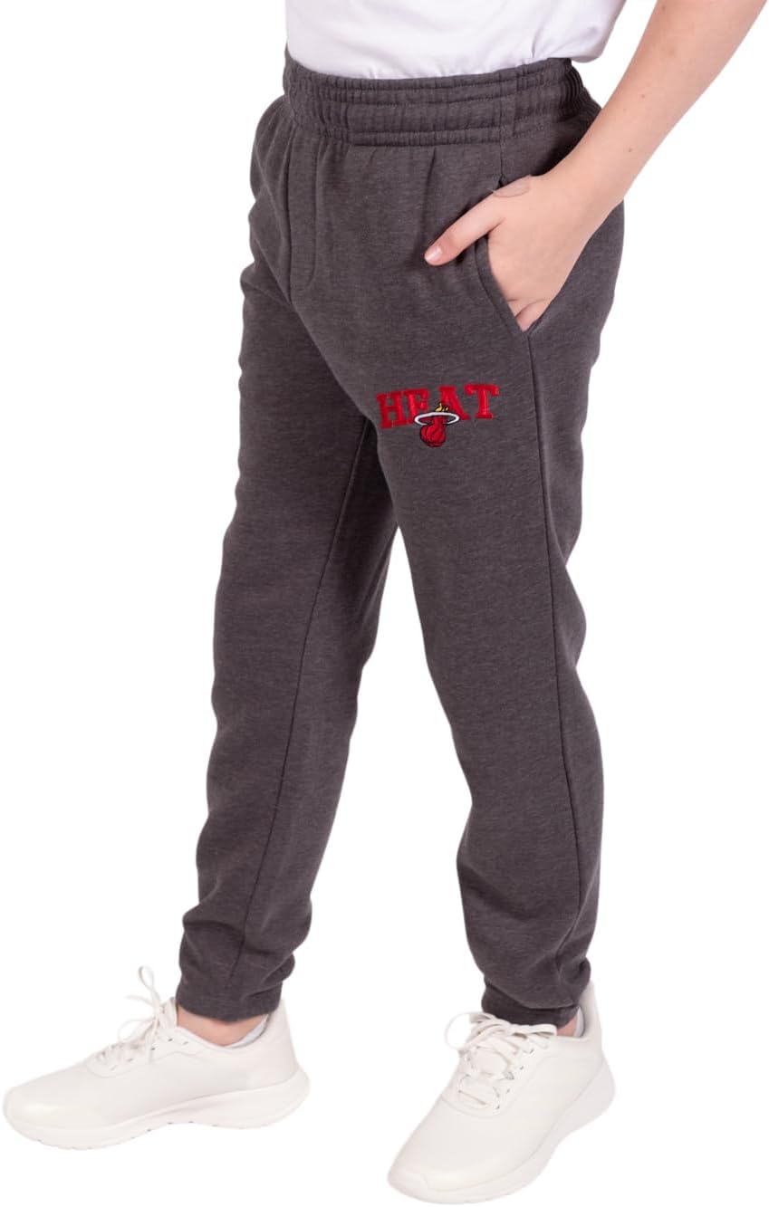 Ultra Game Youth NBA Official Soft Fleece Active Jogger Sweatpants
