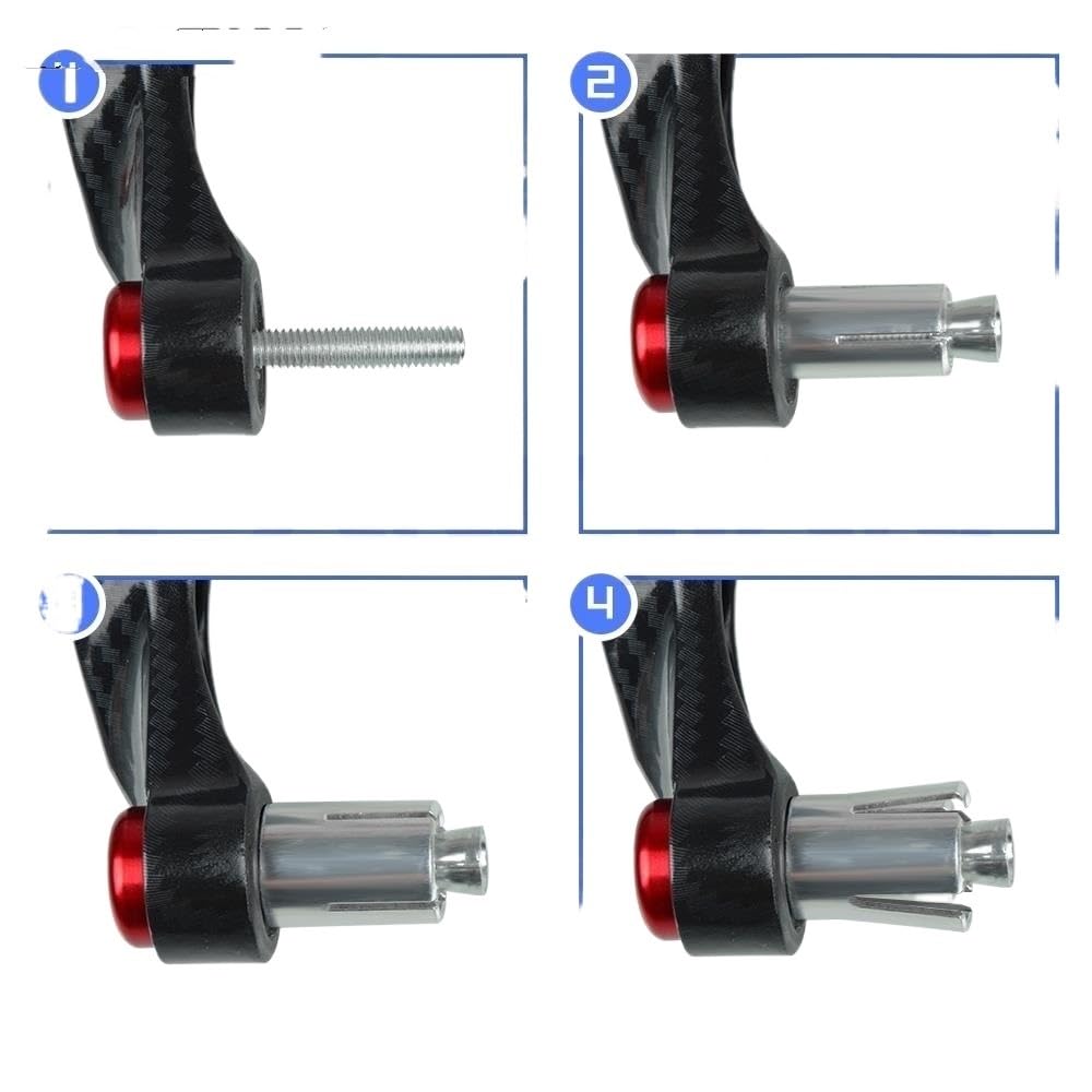 Paraleve Moto Manopole Manubrio Protezione Leve Freno Frizione Protezione Protezione Adatta Uso for Yamaha YZF R1 YZF R3 YZF R6 YZF-R1 YZF-R3 YZF-R6 R125 YZF R25 Leva Protezione Della Frizione Moto(Bl