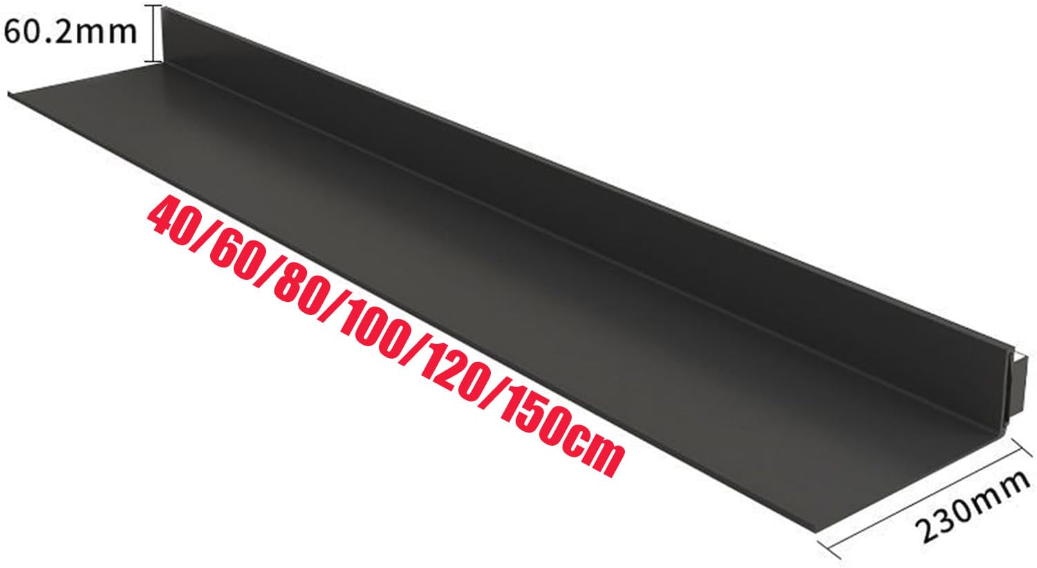 Mensole da parete illuminate a LED, 120 cm, in lega di alluminio, con illuminazione a LED, per arredare la casa, soluzioni moderne per riporre oggetti, eleganti mensole da appendere