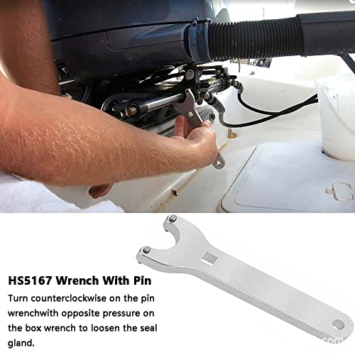 TOTMOX Universal Frontzylinderdichtungskit zur Dichtung von Leckagen Seastar Frontzylinderdichtungskit für hydraulische Lenkung mit Ansatzschlüssel