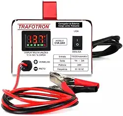 Carregador De Bateria 12v Cva2ah Com Display Multi Funções