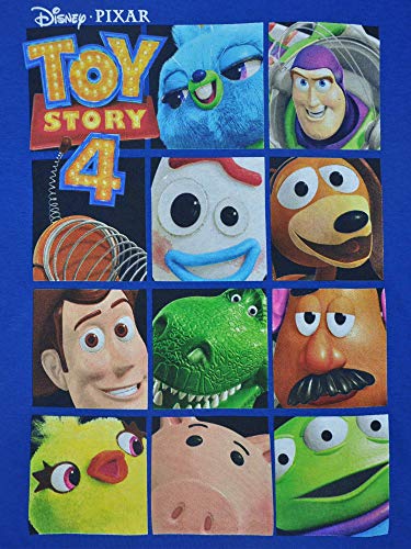 Disney Toy Story 4 Boy's T-Shirt Woody Buzz Print Youth Ages 4-14, Royal Blue, Small (6/7)2
