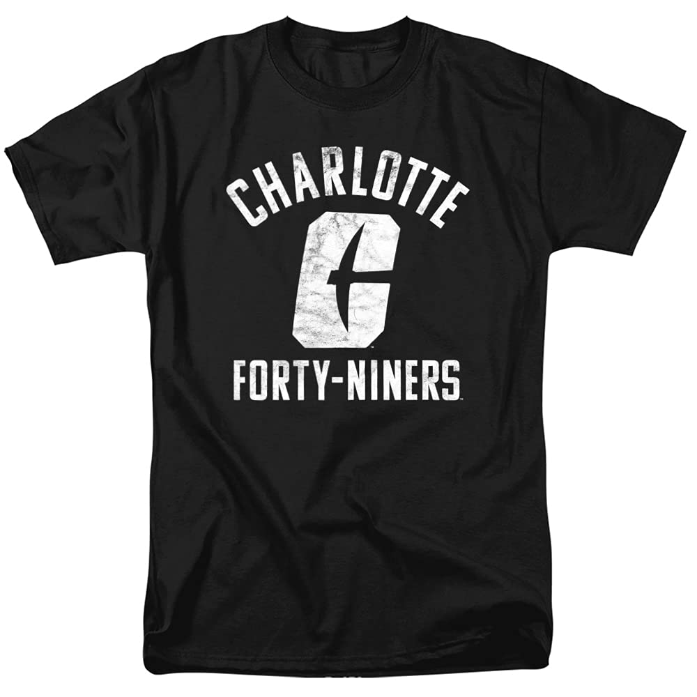 University of North Carolina at Charlotte Official Forty-Niners Logo Unisex Adult T Shirt