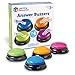 Learning Resources Answer Buzzers – Set of 4, Ages 3+, Game Show Style Buzzers with Fun Sound Effects, Pre-Recorded Sounds for Classroom & Family Games