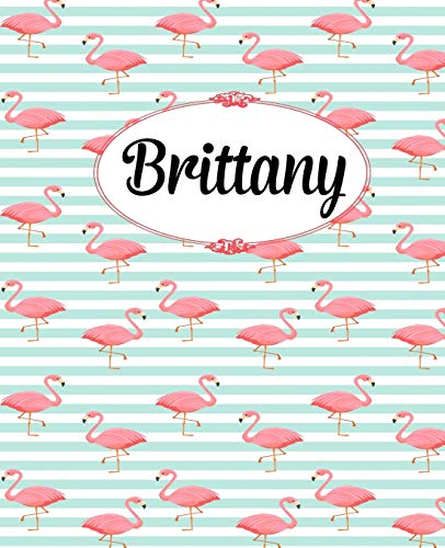 Brittany: Personalized Journal For Brittany 100 Blank Lined Journal Pages Brittany Gifts