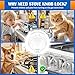 6-Pack Stove Knob Covers for Child Safety, Gas Stove Knob Locks MCOTOP Child Proof Oven Knob Locks for Babies and Pets, Upgrade Heat-Resistant Material (Clear) Not Applicable for Door Handles