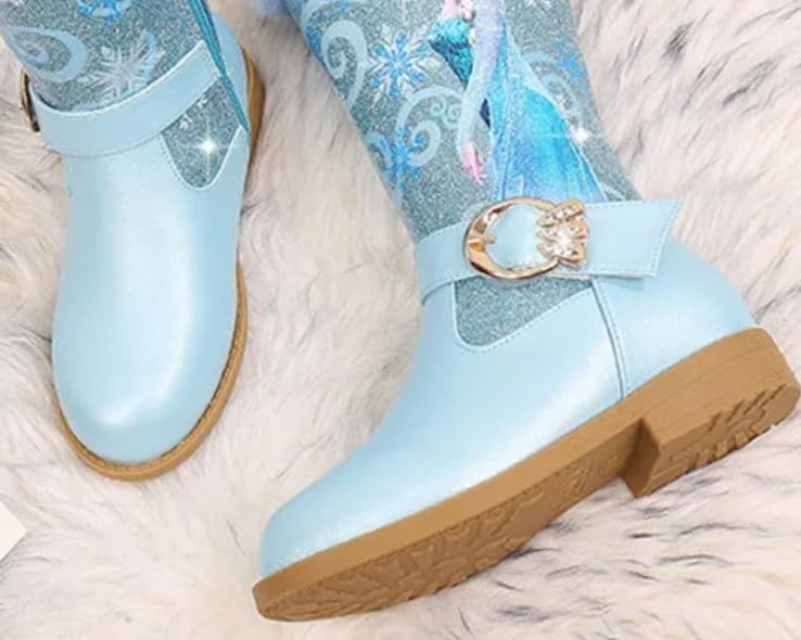 Winter Princess Boots for Girls | Toddler winter boots | Calf-High, Comfortable, Themed, Zipper4