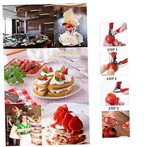 NIDONE Fruit Corer Core Remover Strawberry Huller Stem Ananas Eyes Stalk Bladeren Plantaardige Tool voor Keuken - Image 4
