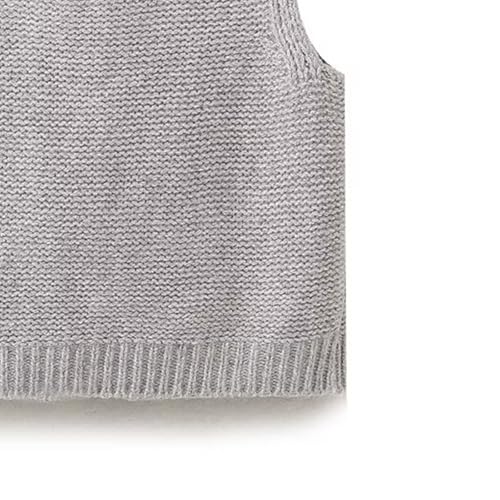 Image of Yuemengxuan Sweater Vest for Women Fall Knit Crop Cardigan Vest Bow Tie Back Sweater Vest Tank Tops Streetwear