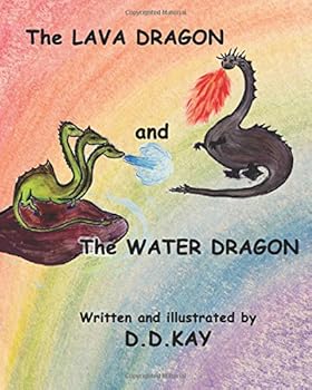 Paperback The lava dragon and the water dragon Book