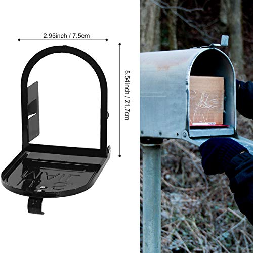 YLOVAN"Snap-in" Mailbox Door Replacement - Cast Aluminum Door and Frame 6 1/4 Inch (Width) by 8 Inch (Height) - Black - Thumbnail 4