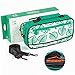 WapoRich Umhängetasche für Switch, Crossbody Reisetasche Kompatibel mit Nintendo Switch, Tasche Groß Tragetasche mit 10 Spiele und Schulter Verstellbarer (Animal Leaves Theme Crossing Portable Bag)
