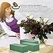Premium Wet Floral Foam Blocks - Green Styrofoam Wet Foam Blocks, Florist Foam Flower Arrangement Supplies, 2.87 x 3.87 x 8.87 inches - 6/Pkg.