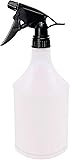 G4GADGET 1 Litre Spray Bottle | Versatile Water Spray Bottle for Home Cleaning, Gardening, and More | Adjustable Trigger for Mist & Stream