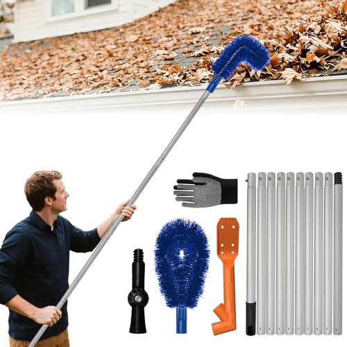 Longtor 12.9FT Gutter Cleaning Kit