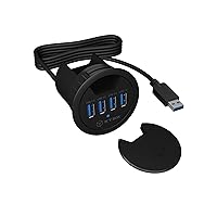 ICY BOX IB-Hub1403 - Hub USB da tavolo (60 mm)