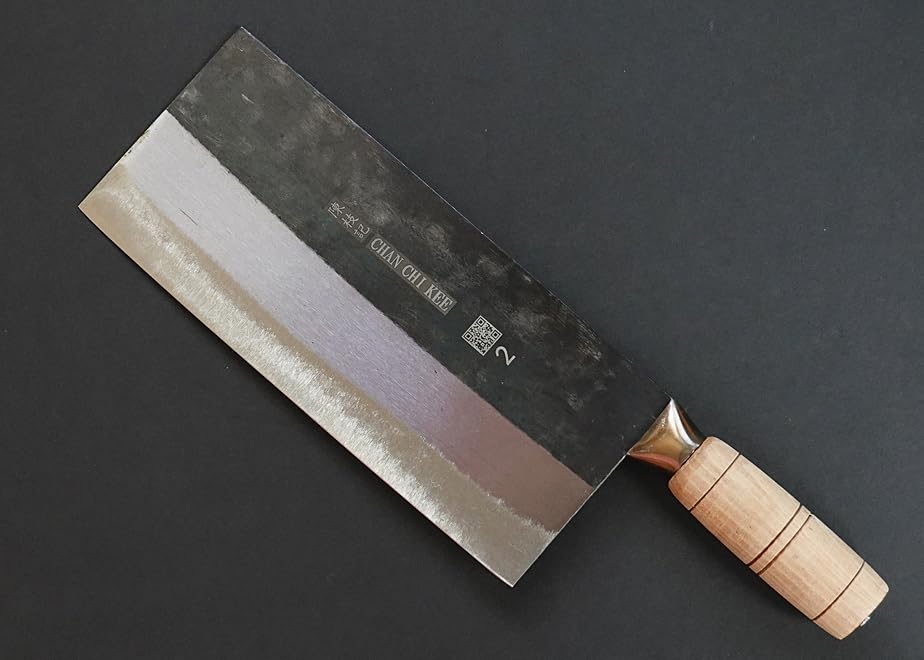 中華包丁 陳枝記（Chan Chi Kee）ハガネ 桑刀 22cm 木柄 Amazon.co.jp: 中華包丁 陳枝記 香港製 桑刀（薄刃） 22cm ハガネ