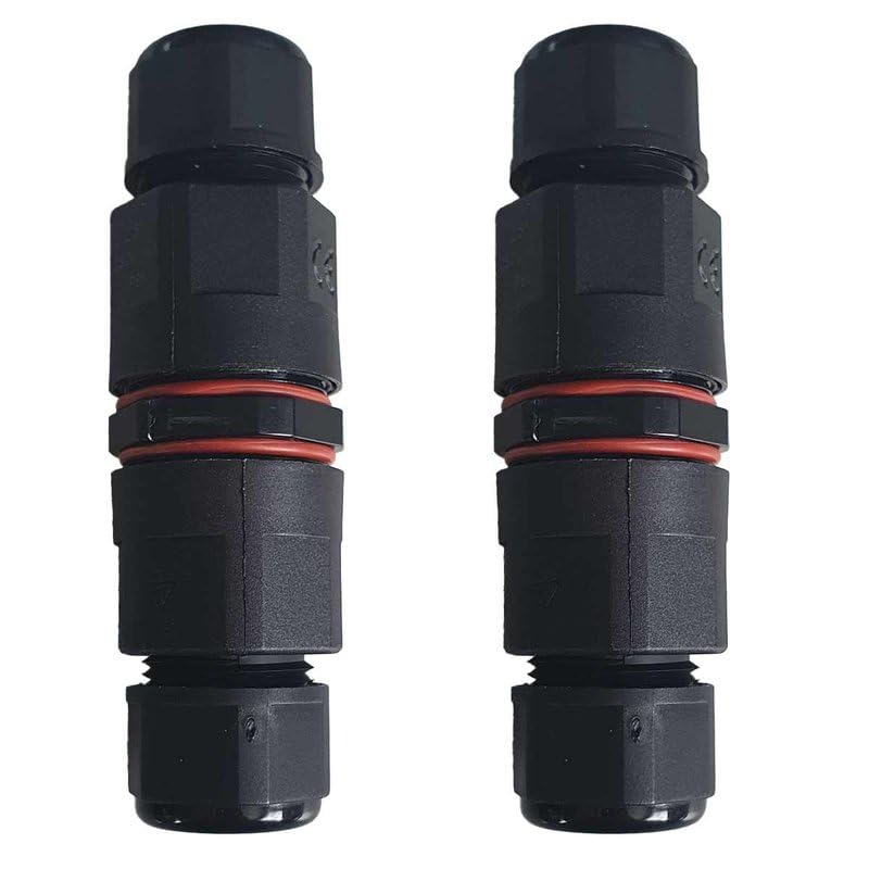 20 Verbindungsmuffe IP68, Form I 5P L1/L2/L3/N/PE, wasserdichte Anschlussdose, Schnellverbinder ohne Schrauben, von 0,5 bis 2,5 mm² bis 450 V 16 A
