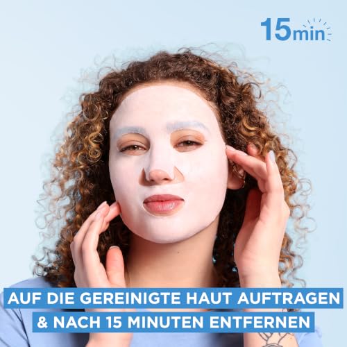 Garnier Tuchmasken-Set für trockene Haut, 5 x 28g – Ansicht 2