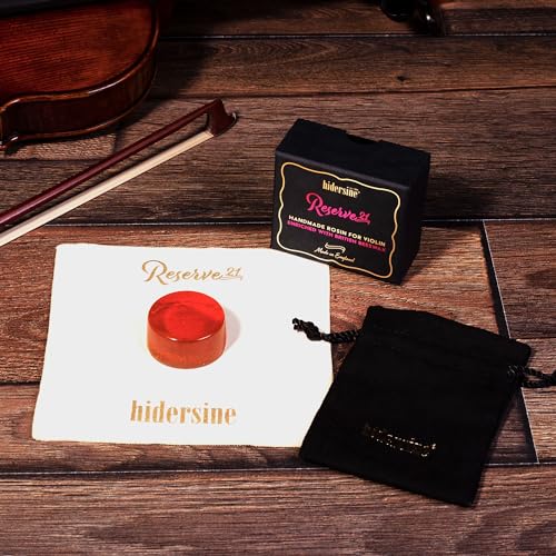 Hidersine Reserve21 Premium Light Violin Rosin. Low Dust formulation with British beeswax. Complete with Carry Pouch. Made in the UK - Image 4