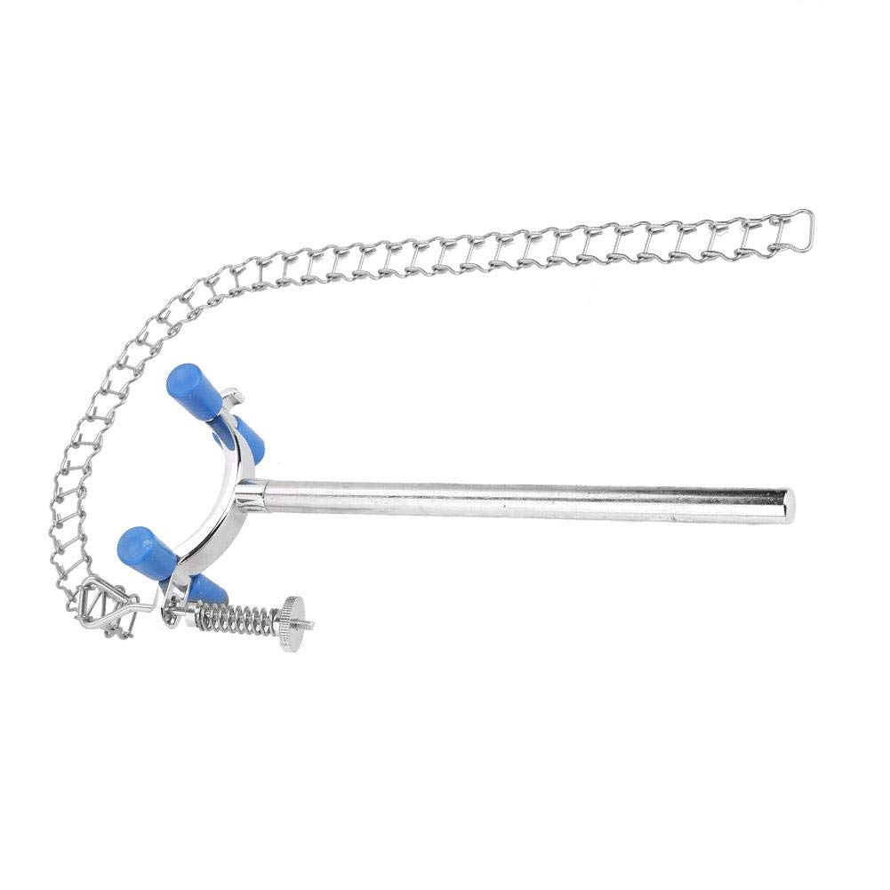 Pince de chaîne de verrouillage pince de chaîne de bécher pince de chaîne de bécher de laboratoire réglable en acier inoxydable pour laboratoire de biologie pour bécher de 80 150mm de