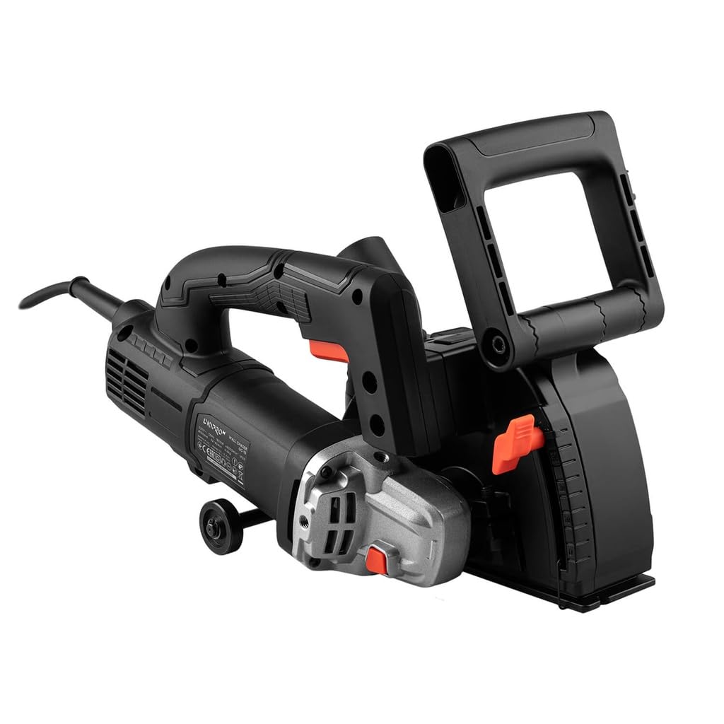 Rozadora de pared 1800W, disco 150mm. Profundidad de corte 40 mm, con aspiración de polvo y arranque suave. Incluye 3 discos. GS-15