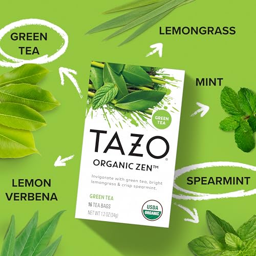 Té en saquitos variedad menta y verde 16 unidades miniatura 6