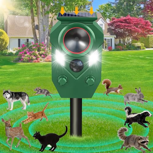Solar Ultrasonic Animal Repeller
