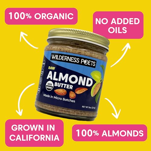 Wilderness Poets Almond Butter - Organic Raw Nut Butter thumb #3