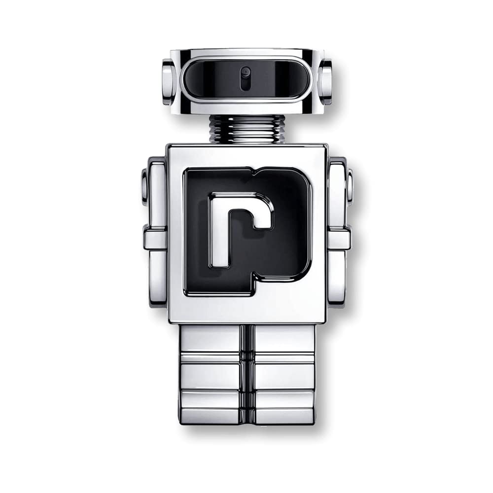 Phantom Edt Vapo 100 Ml | Fragancia de larga duración para hombre, aroma rebelde aromático diario con lavanda, limón y vainilla, vegano, recargable