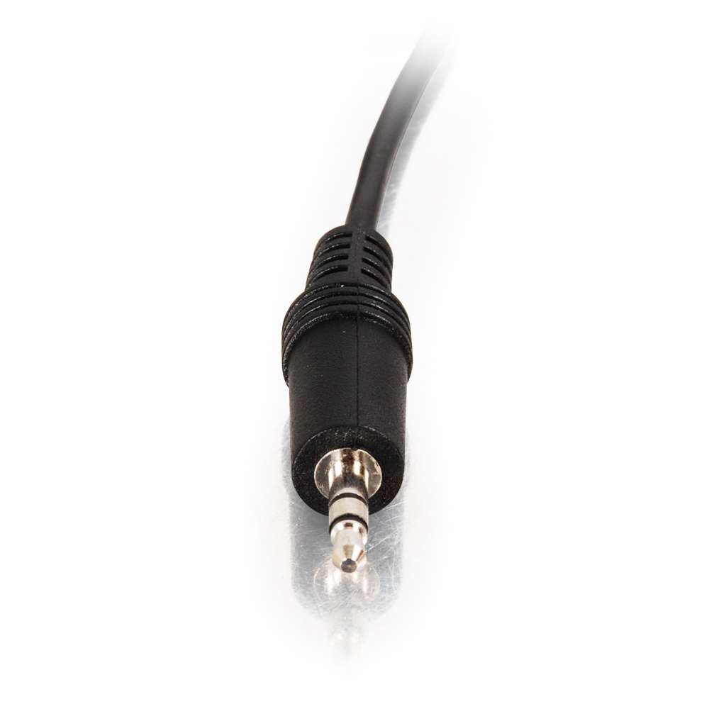 C2G 40416 kabel audio stereo 3,5 mm M/M, kabel AUX, czarny (50 stóp, 15,24 m)