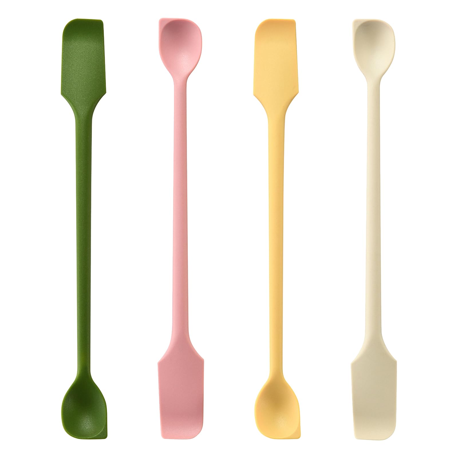 4PCS Silicone Spatulas Set, Small Spatula for Cooking Baking and Mixing