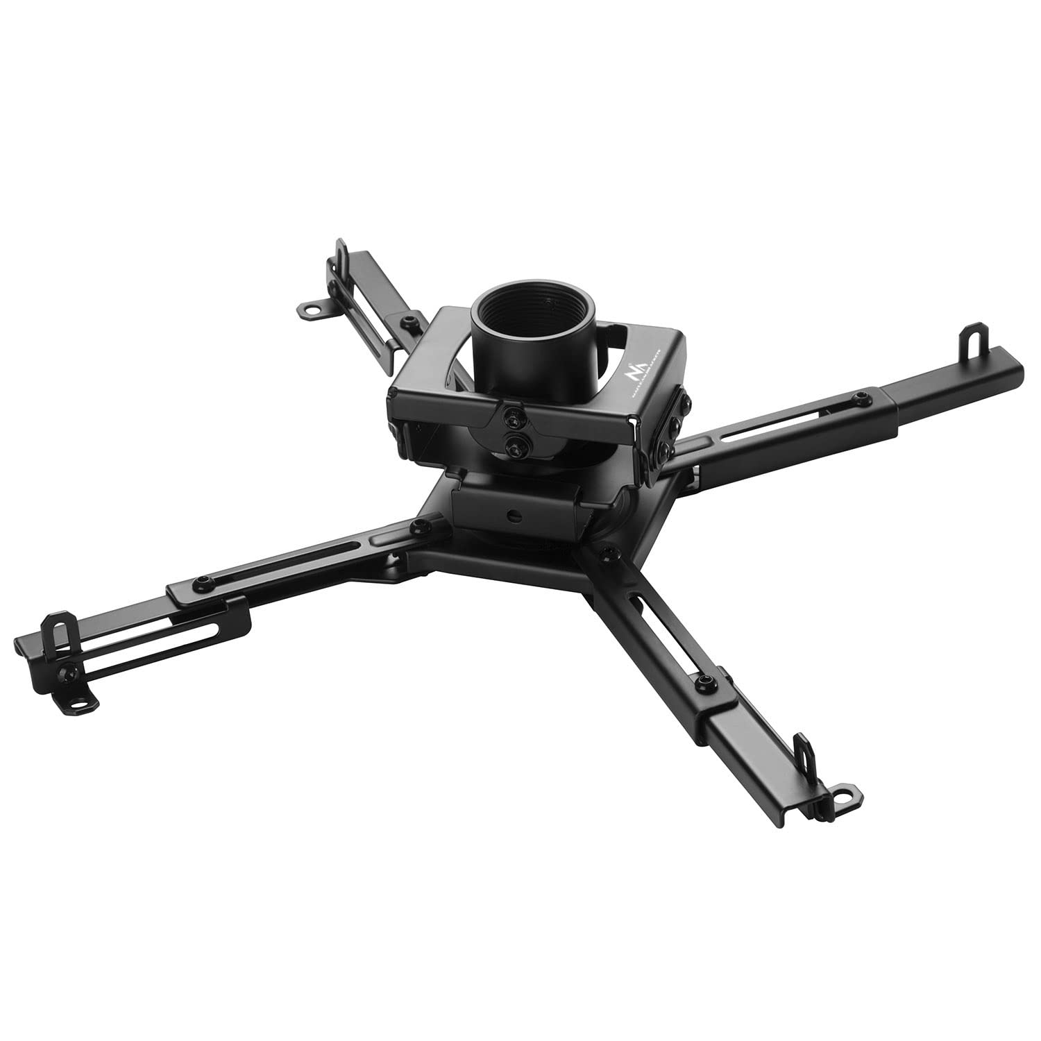 Maclean MC-913 Staffa universale per proiettore a soffitto regolabile in acciaio Inclinabile e Ruotabile 35kg
