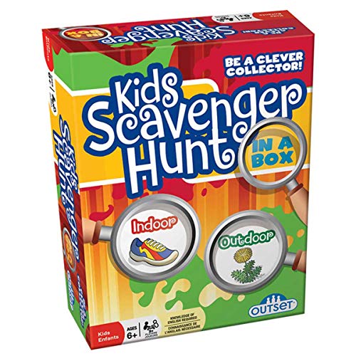 Kid's Scavenger Hunt - Indoor and Outdoor Scavenger Hunt Card Game to Play