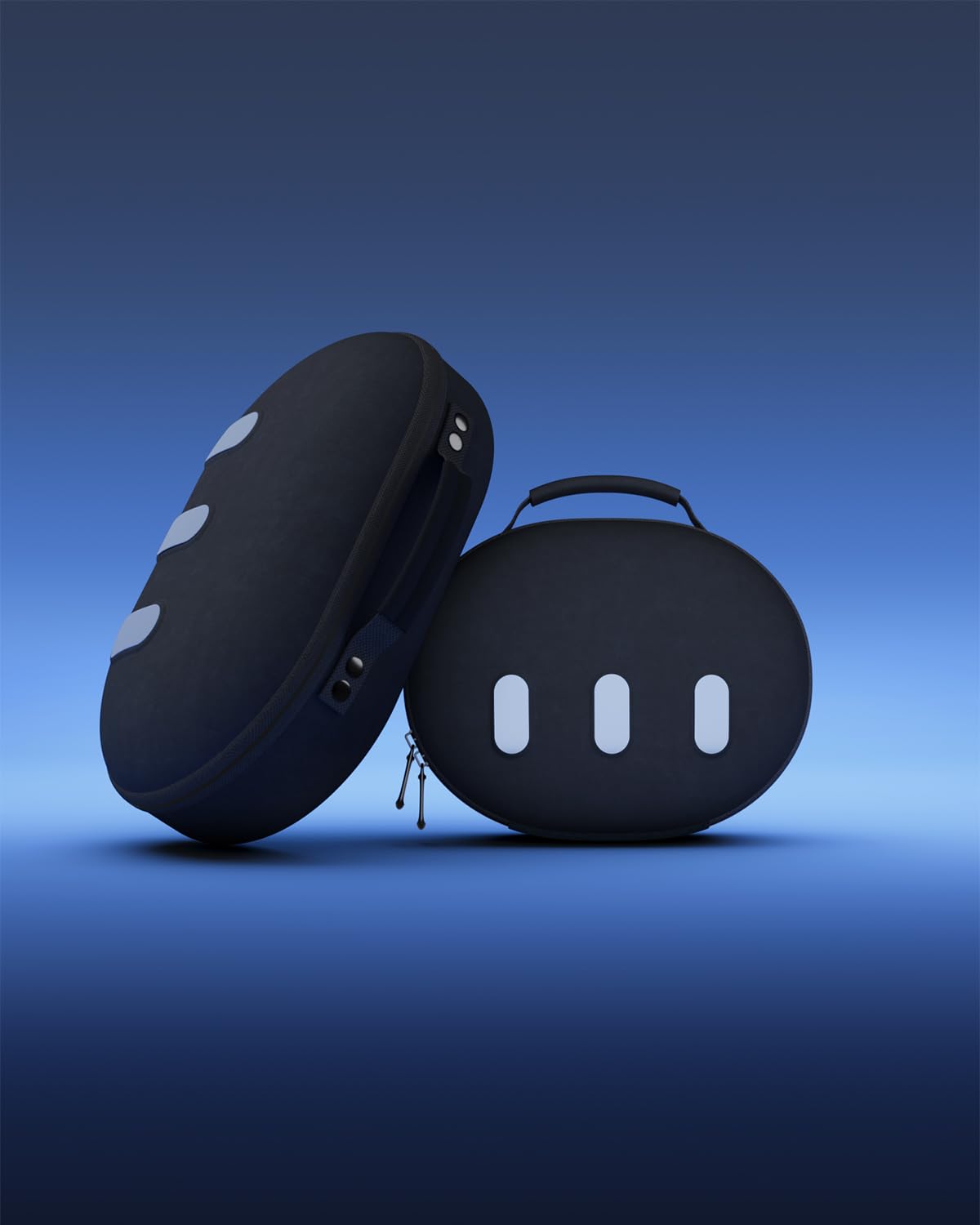 Aubika Mini Funda para Meta Quest 3 Accesorios, Funda de Transporte Rígida para Oculus Quest 3S Auriculares y Controladores, Viaje y Almacenamiento, Negro (No para Cinturino Elite)