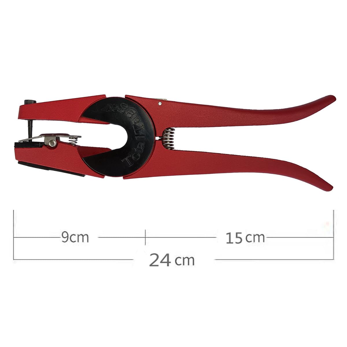 Applicatore Universale di Tag Auricolari per Bestiame Tag Auricolari Rotondi per Mucche, maiali,Cavalli Strumento di identificazione degli Animali veterinari Forniture agricole durevoli