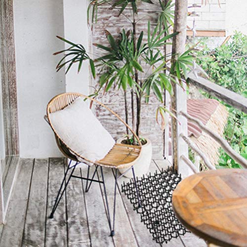 VILLCASE Scat 3Pcs Gato Tiras Espiga Impedimento Gato Mat Anti-Gatos Rede Escavação Stopper Dissuasã