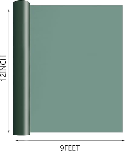 Miniatura 2 de HTVVETUR Rollos de vinilo 3D Puff HTV de transferencia de calor inflado, vinilo HTV de 12 pulgadas x 9 pies para camisas, vinilo para planchar para