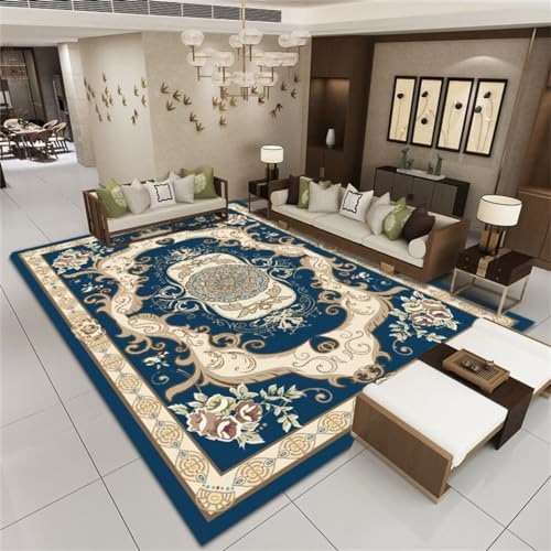 Tapis ado bleu antidérapant pour sécuriser le sol de la chambre à coucher - 2