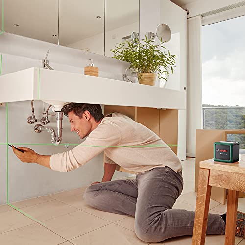 Bosch Kreuzlinienlaser Quigo – Laser-Wasserwaage für präzises Nivellieren