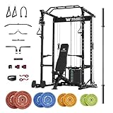 MAJOR FITNESS Drone1 Power Cage - Multi-Function Power Rack for Home Gym, Squat Rack, Cable Crossover System, for Strength Training