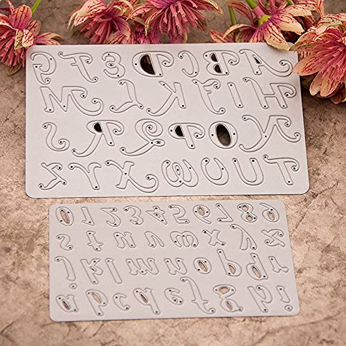 Ahomash Metal Cutting Dies For Card Making And Scrapbooking Christmas Die Cuts,Alphabet Die Cuts Numbers Dies Letter Cutting Dies #TOP5