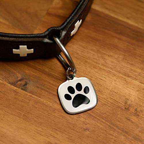 Hund ABSICHERN -1x personalisierbarer Anhänger und App für iOS und Android - QR Code Hundemarke personalisier - Adressanhänger Hunde - Sekundenschnelle Kontaktaufnahme durch Chat-Funktion