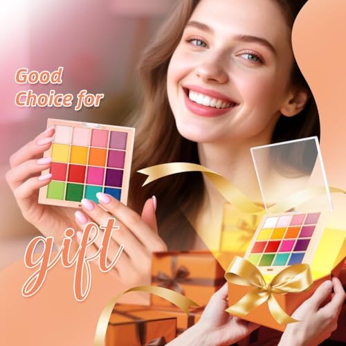 U-Shinein Nail Pigment Powder Palette Set, 16 Colors Ombre Nail Powder Palette with 100pcs Sponges & Tweezers French Aura Nails Ombre Nail Brush Nail Long-lasting Manicure Art DIY Accessories
