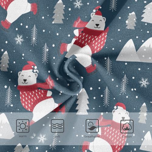 Little Girls' Soft Cotton Underwear Kids Breathable Comfort Polar Bear Panties Briefs Toddler3