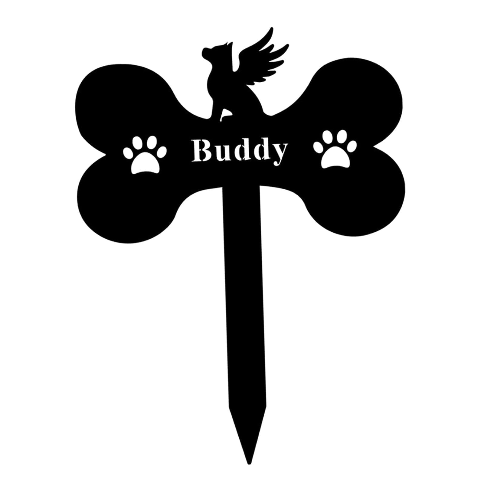 Dog Memorial Stake Plant Pot Decor Grave Plaque for Graveyard Outside Garden Buddy | Home & Garden | Yard, Garden & Outdoor Living | Garden D?©cor | Statues & Lawn Ornaments-image-22