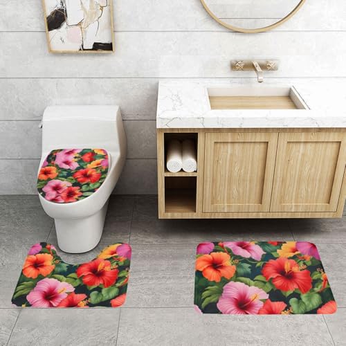Tapis de bain antidérapant et durable séchage rapide 3pcs - 4