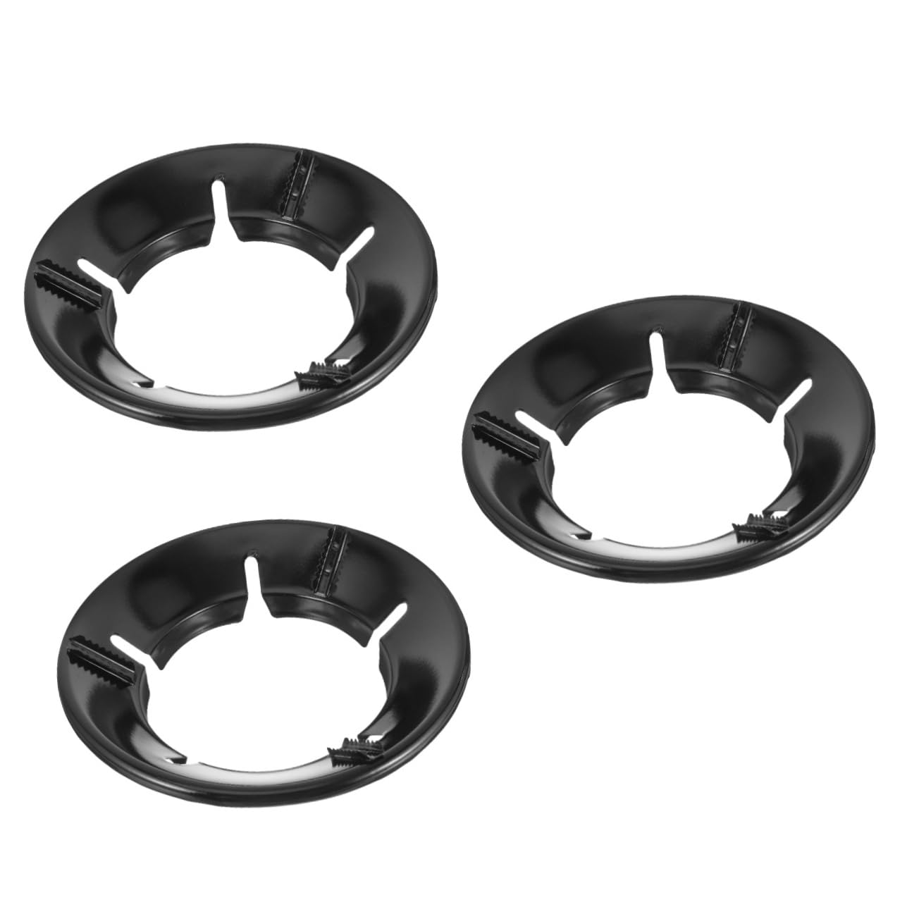 YARNOW3pcs Gas Stove Windshield Gather Fire Wok Stand Windproof Wok Ring Wok Burner Ring Kitchen Wok Support Ring Wok for Induction Cooktop Wok Support for Kitchen Pot Rack Wrought Iron