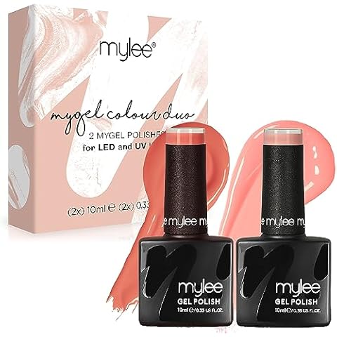 Mylee Gel Nail Polish Duo Set - Feeling Peachy Cover
